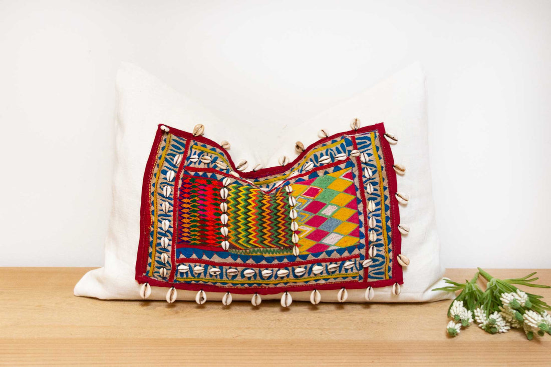 Tarbela Himalayas Tribal Antique Linen Pillow