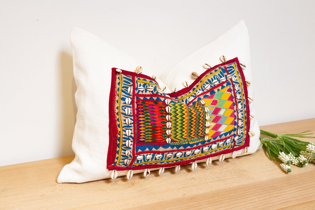 Tarbela Himalayas Tribal Antique Linen Pillow
