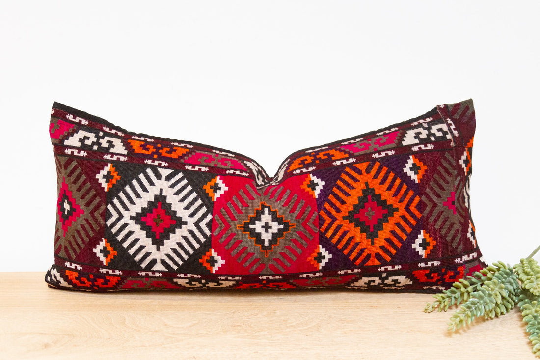 Azita Antique Lakai Tribe Linen Pillow