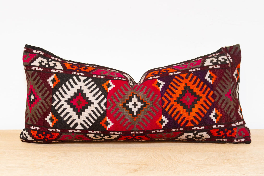 Azita Antique Lakai Tribe Linen Pillow