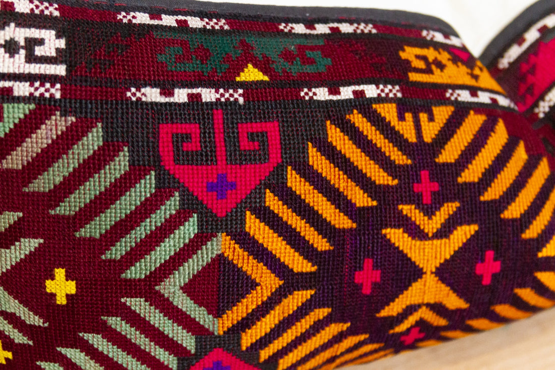 Esin Antique Lakai Tribe Linen Pillow