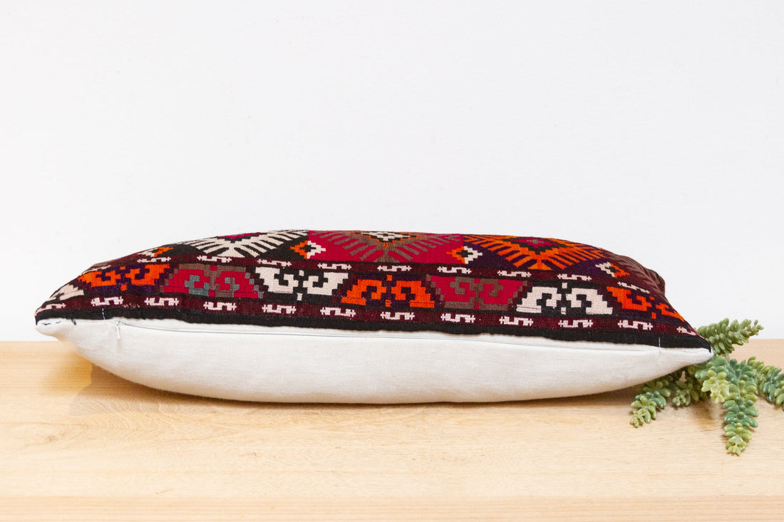 Lodhi Antique Lakai Tribe Linen Pillow