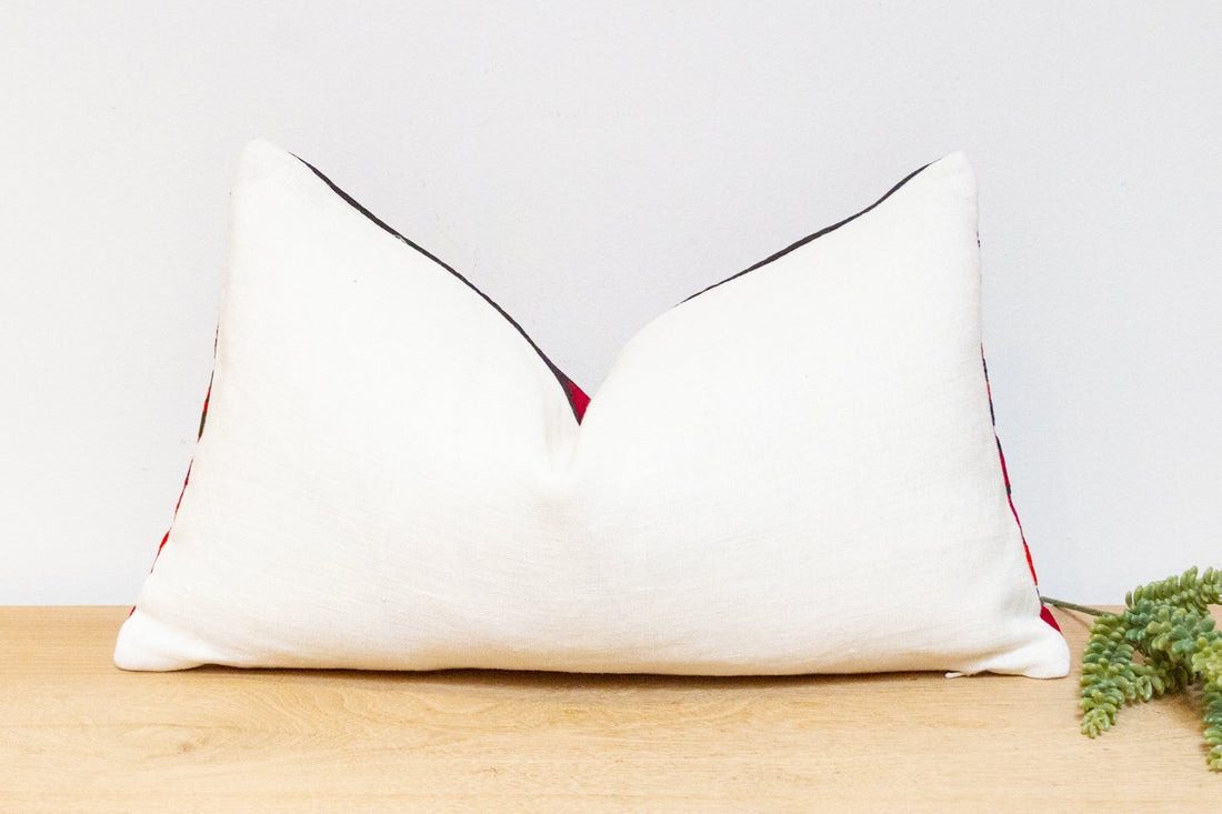Pazir Antique Uzbek Suzani Linen Pillow