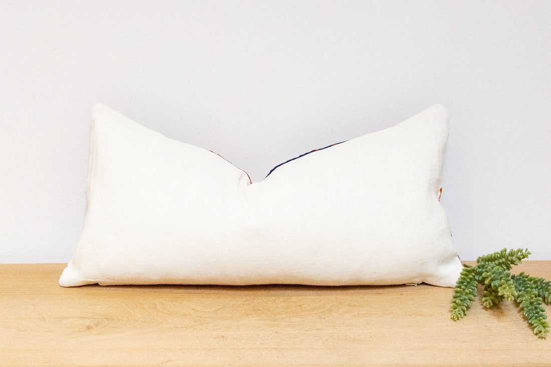 Veeda Antique Uzbek Suzani Linen Pillow