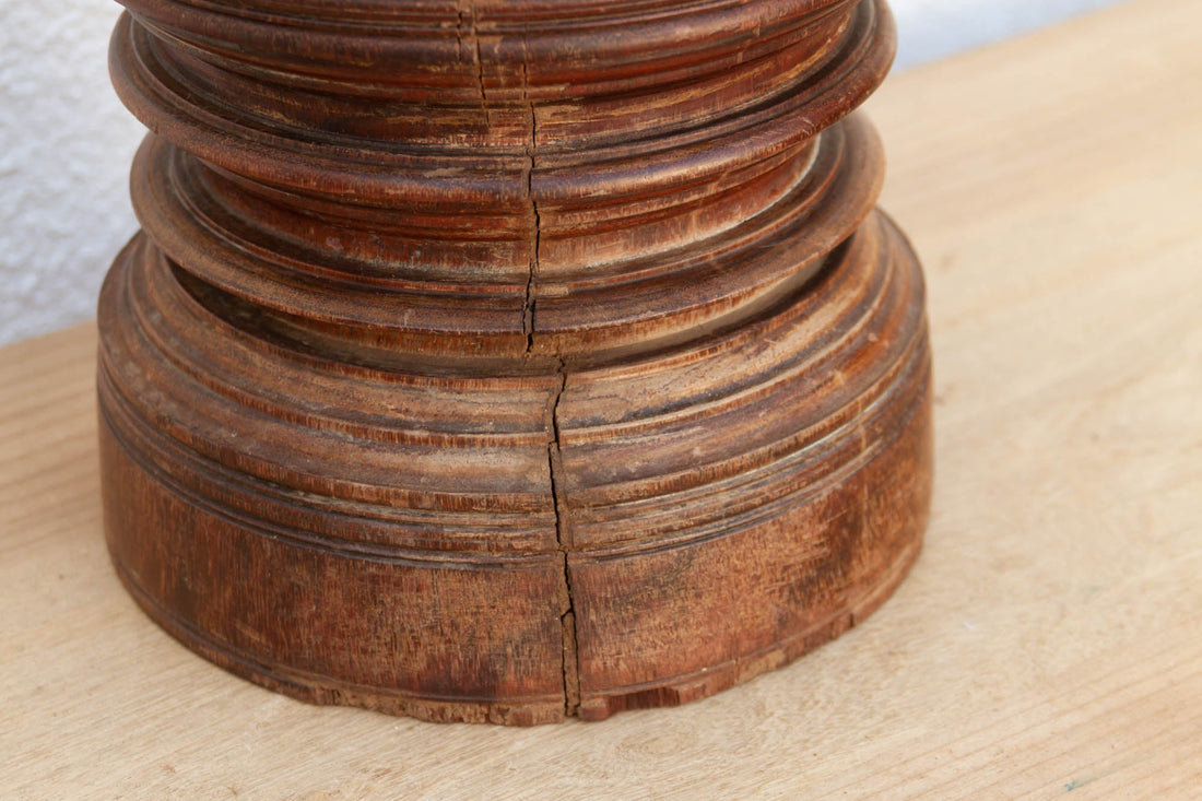 Antique Kitchen Teak Grinder