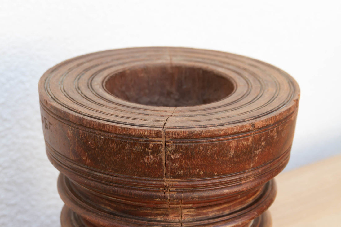 Antique Kitchen Teak Grinder