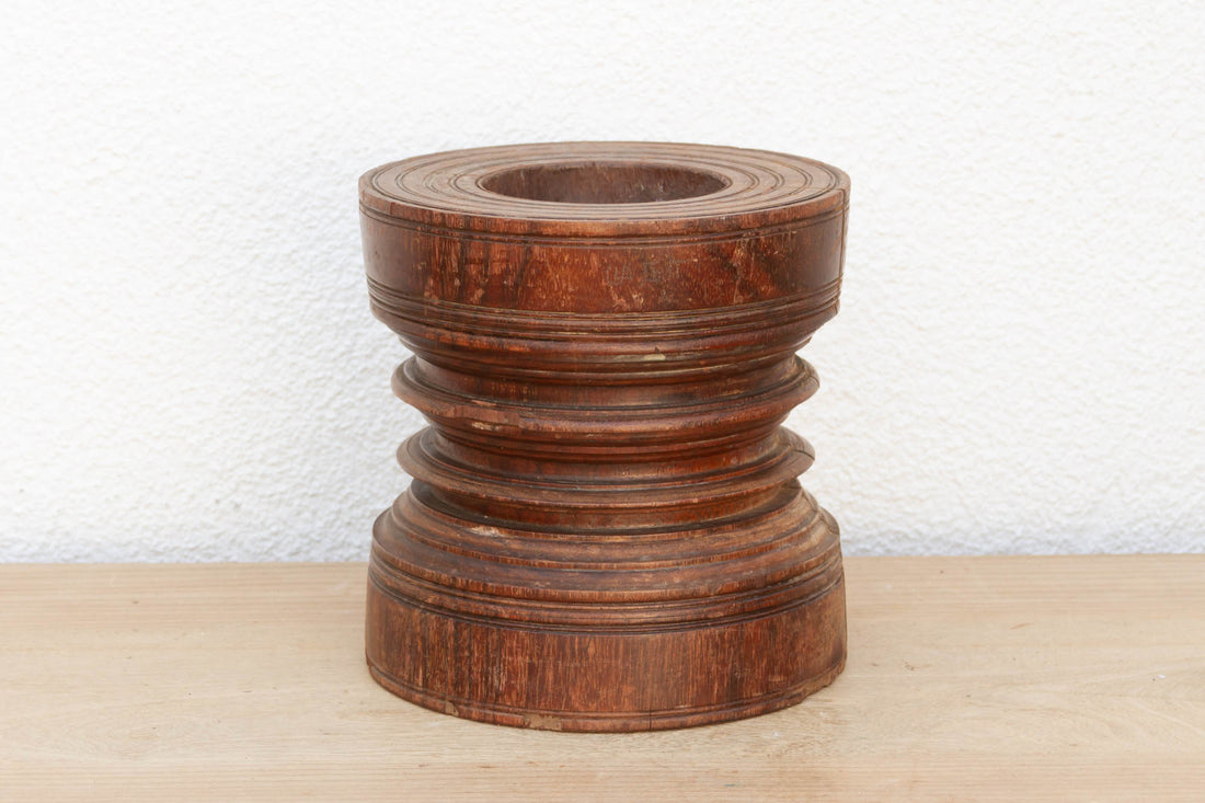 Antique Kitchen Teak Grinder