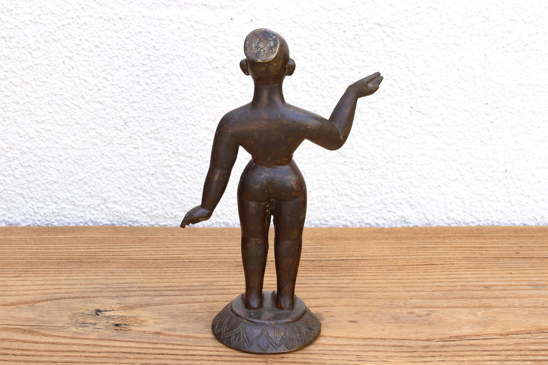 Antique Indian Bastar Mother Goddess Sculpture