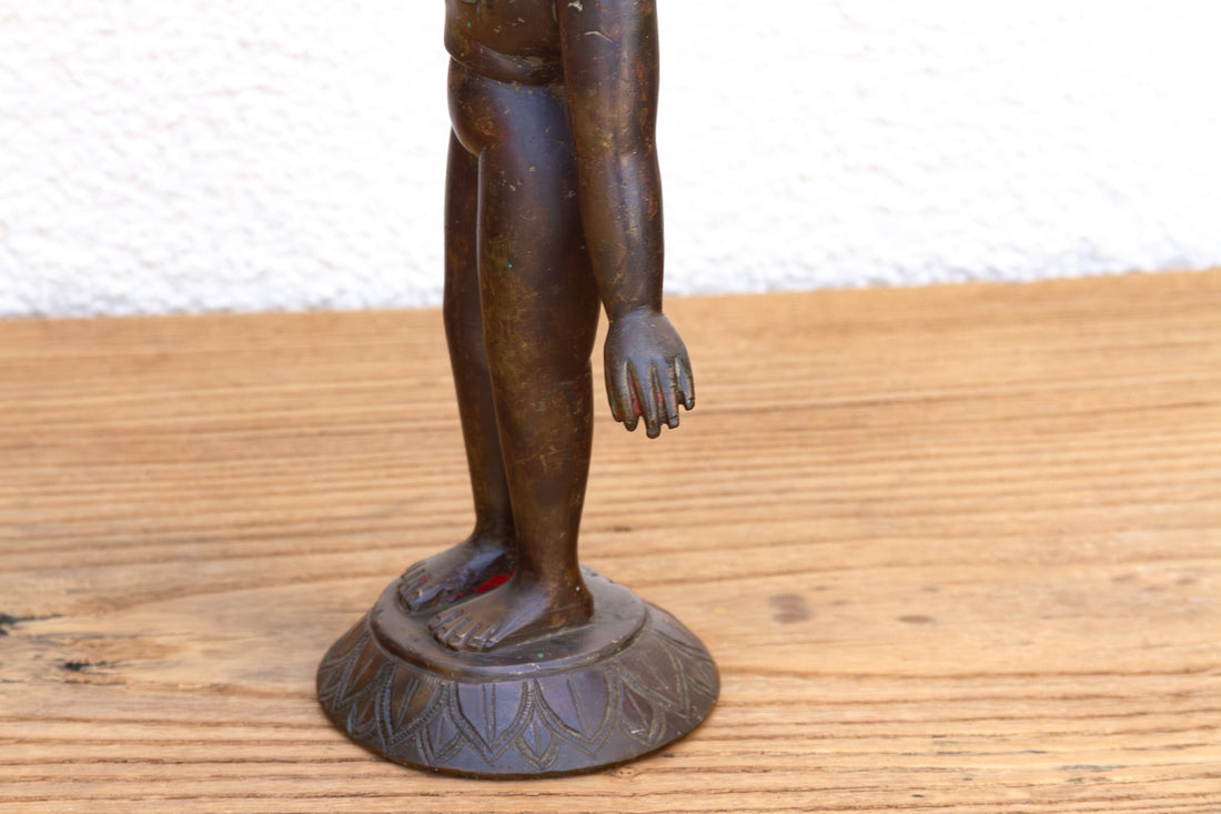 Antique Indian Bastar Mother Goddess Sculpture