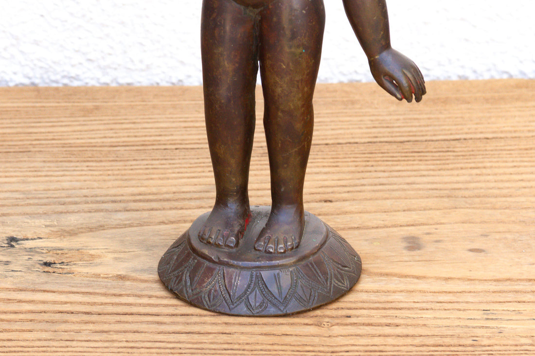 Antique Indian Bastar Mother Goddess Sculpture