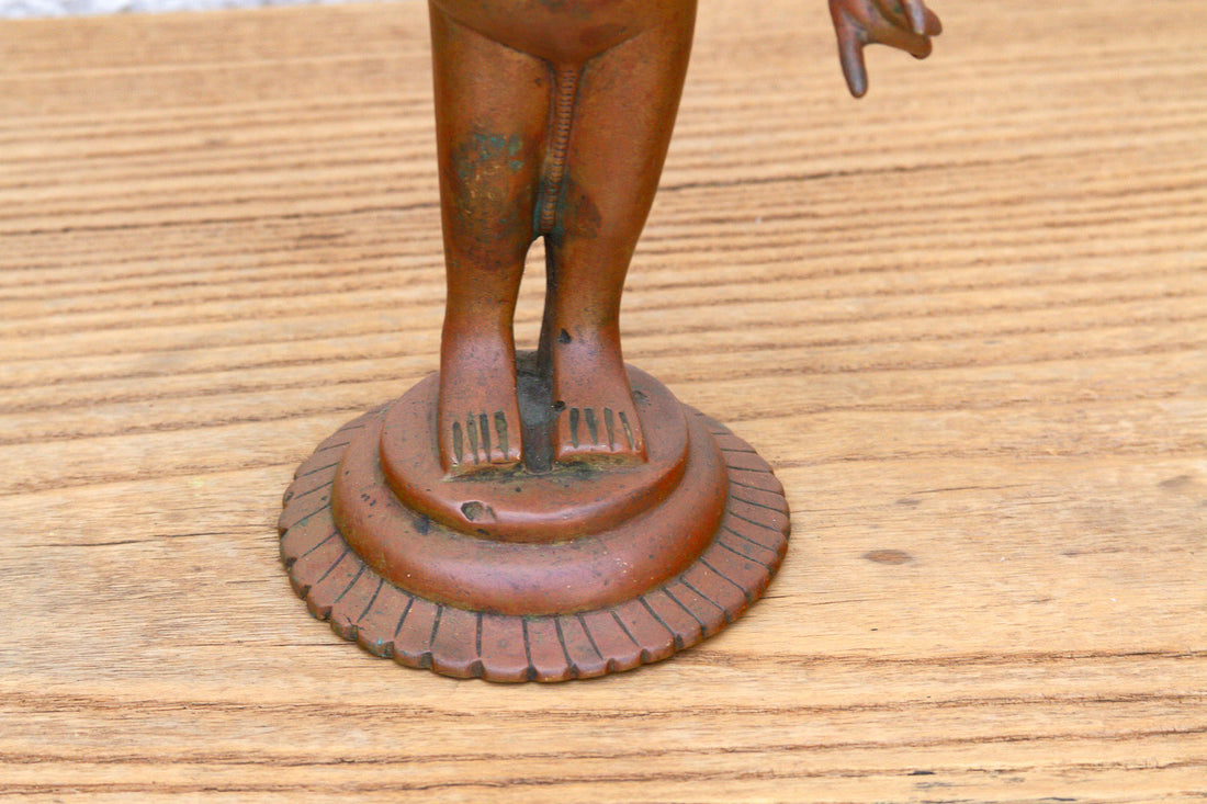 Antique Indian Bronze Devadhashi Icon