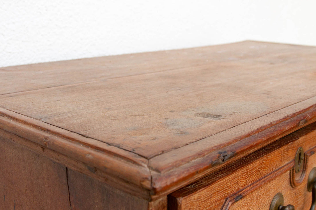 Antique Colonial Teak Chest on Chest