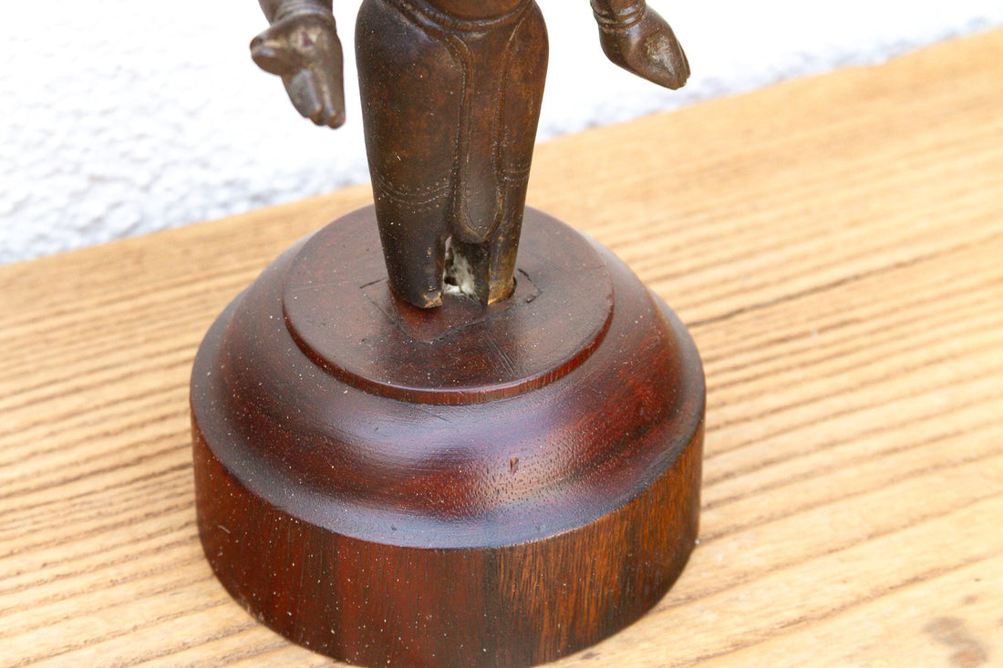 Antique Mounted Jain Yaksha Guardian