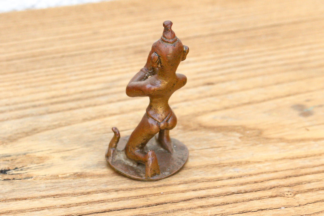 Antique Indian Tribal Folk Style Temple Figure