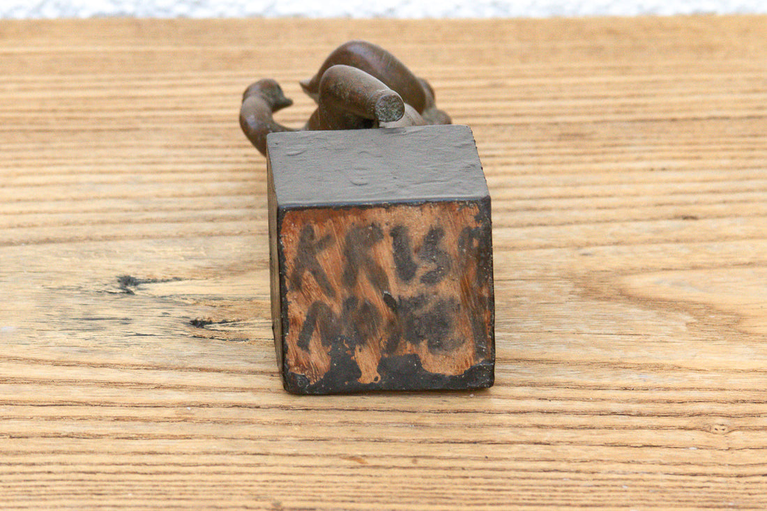 Ancient Indian Miniature Bronze Krishna Figure