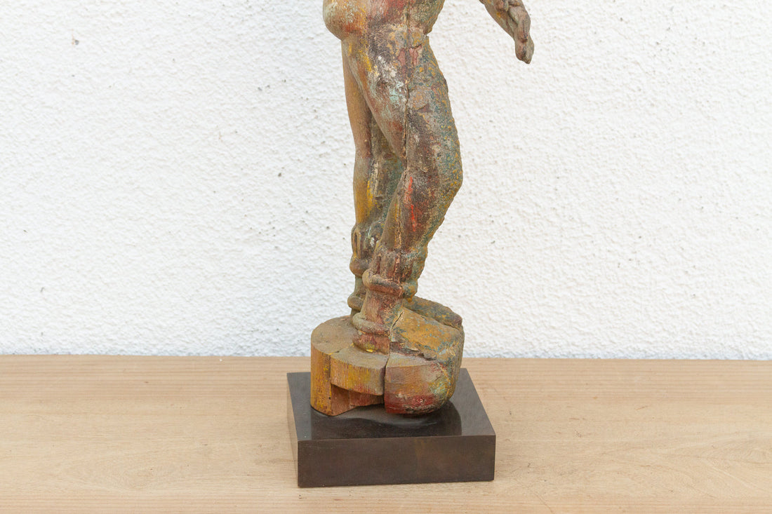 Rare Indian Antique Carved Female Deity