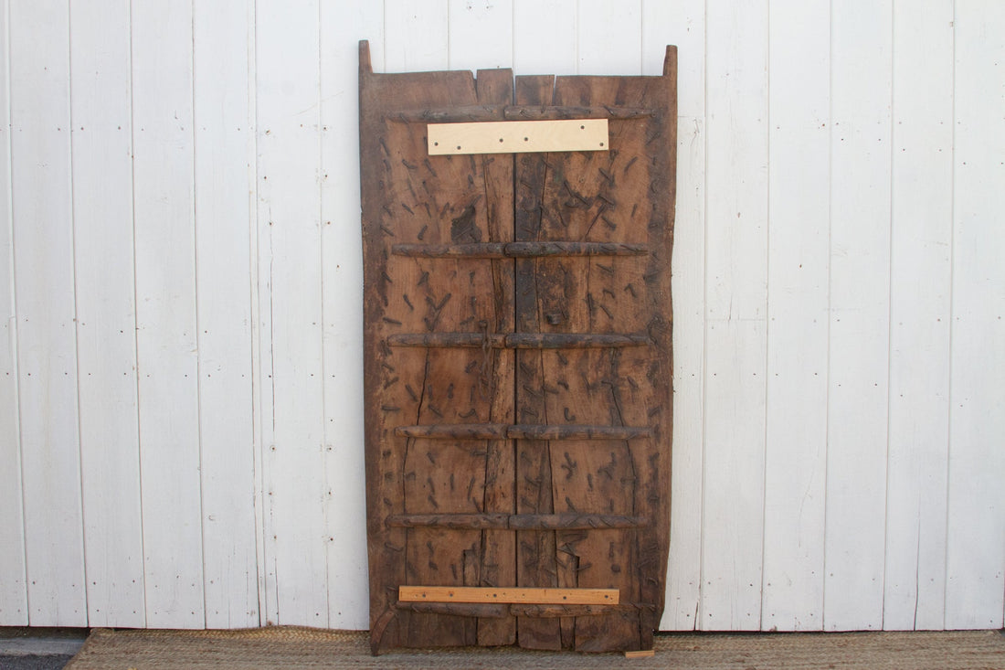 Early 19th Moorish Star Teak Door