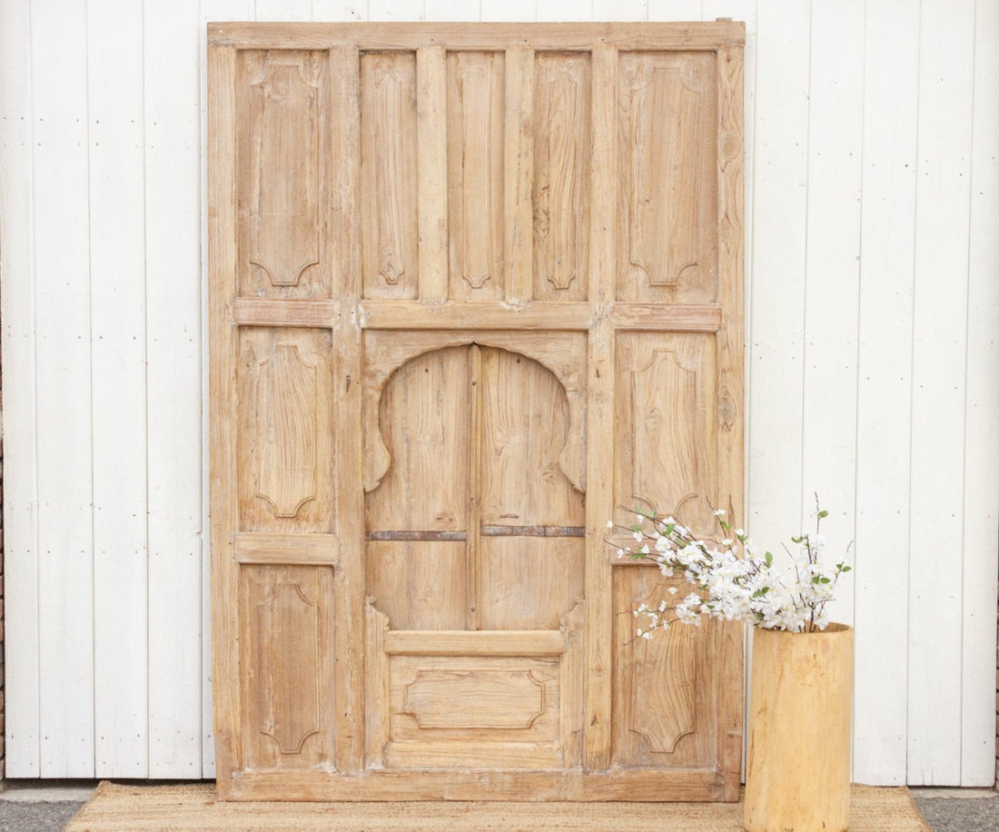 Large 19th Century Indian Teak Gate