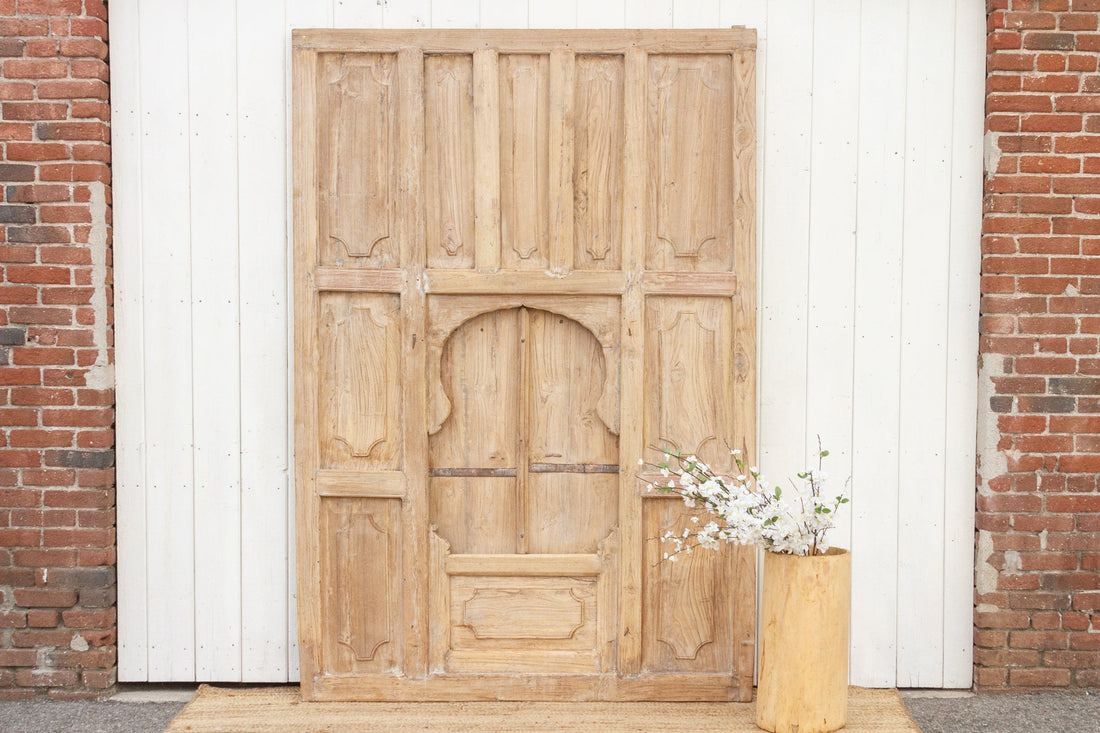 Large 19th Century Indian Teak Gate