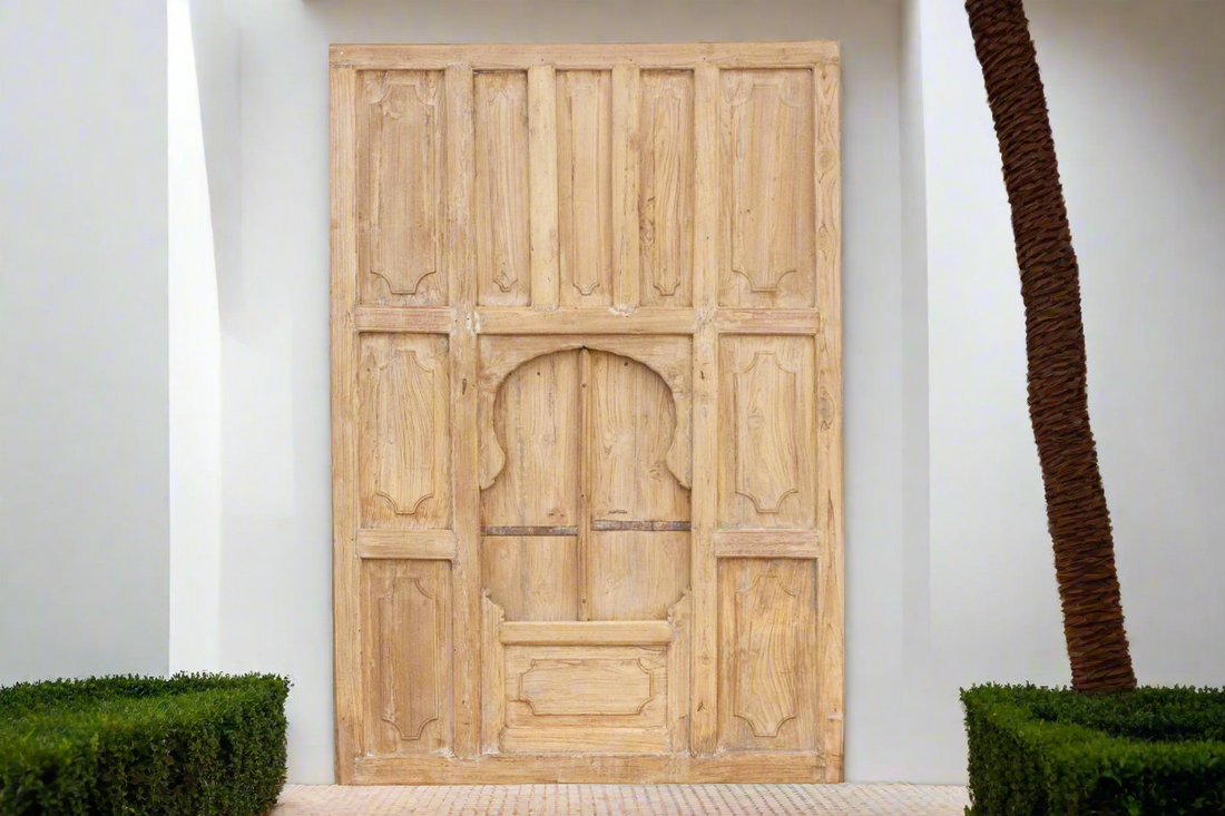 Large 19th Century Indian Teak Gate