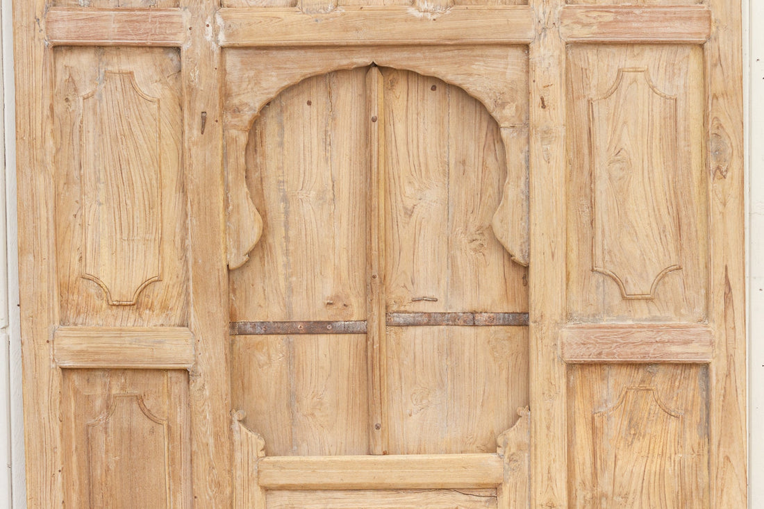 Large 19th Century Indian Teak Gate