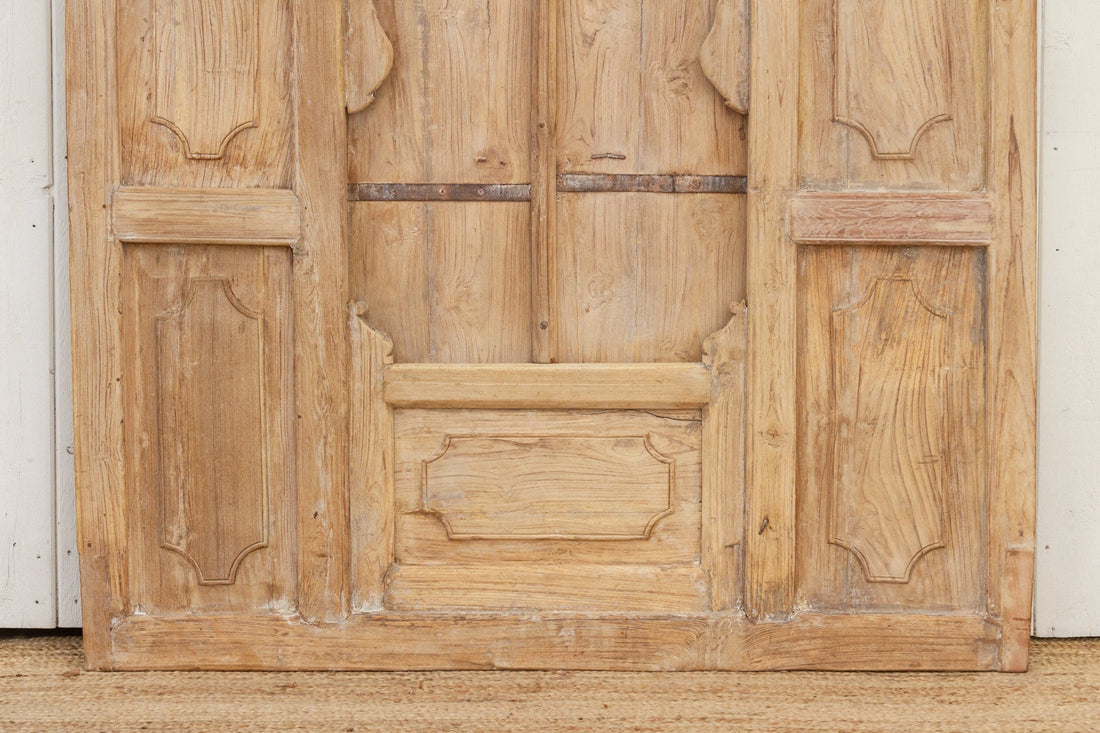 Large 19th Century Indian Teak Gate