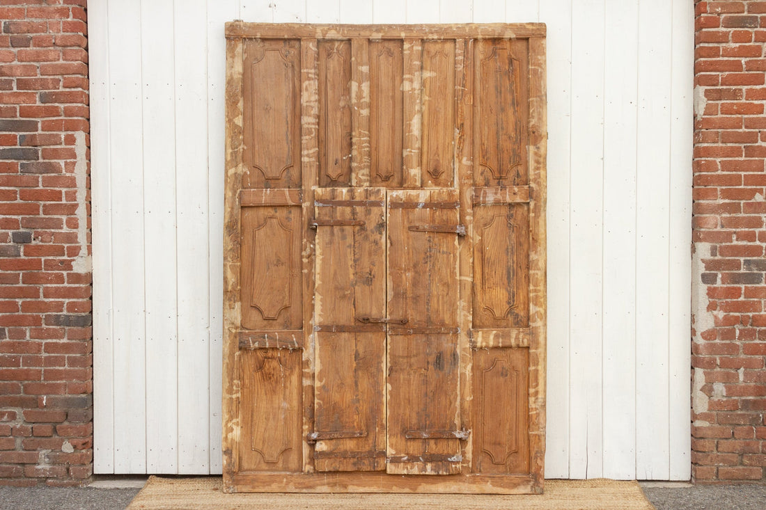 Large 19th Century Indian Teak Gate