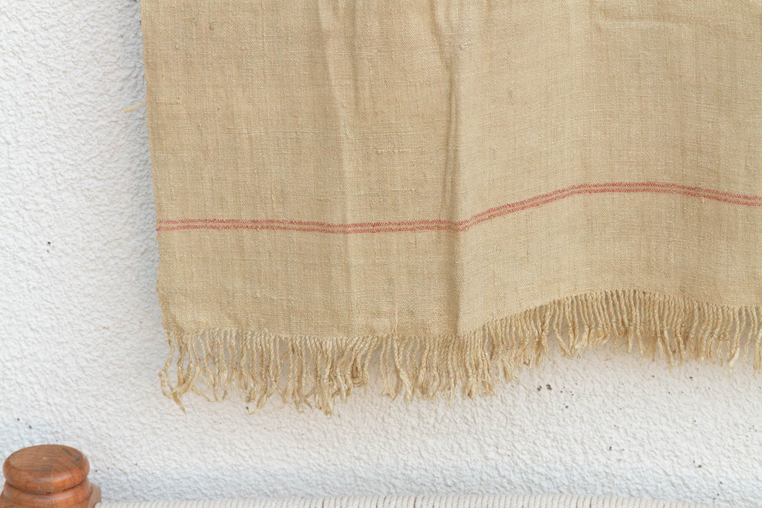 Organic Peace Silk Throw, Oatmeal Stone