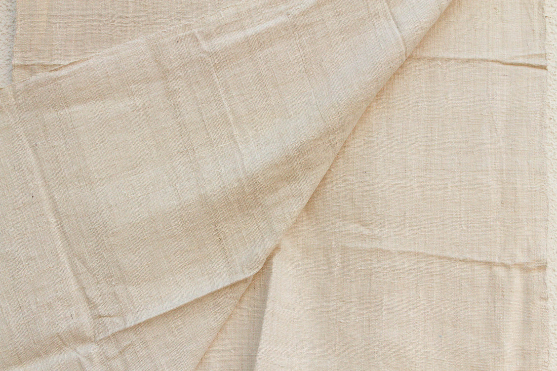 Organic Peace Silk Throw, Raw Undyed Natural