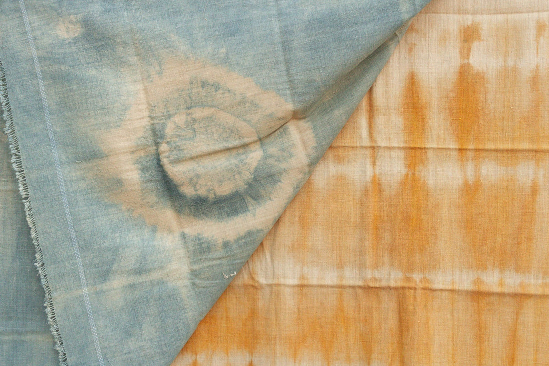 Organic Peace Silk Throw, Indigo Horizon