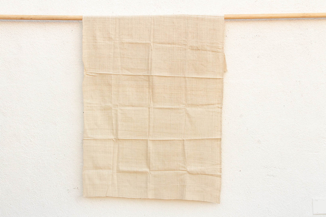Organic Peace Silk Throw, Sandstone