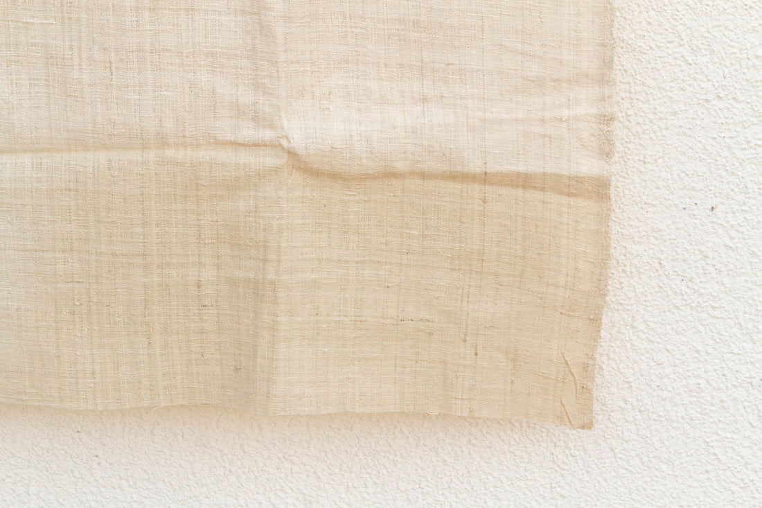 Organic Peace Silk Throw, Sandstone (Trade)
