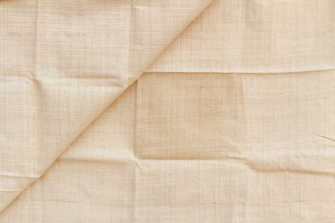 Organic Peace Silk Throw, Sandstone (Trade)