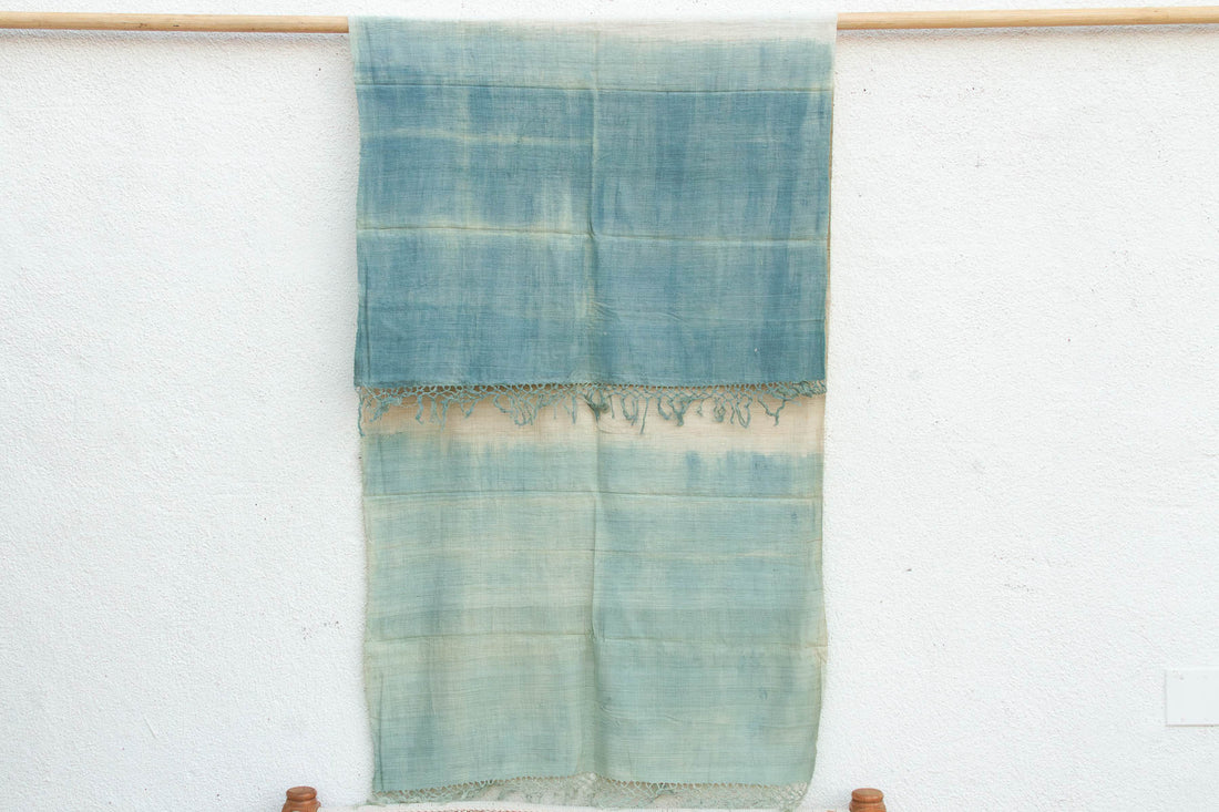 Organic Peace Silk Throw, Assam Blue Water