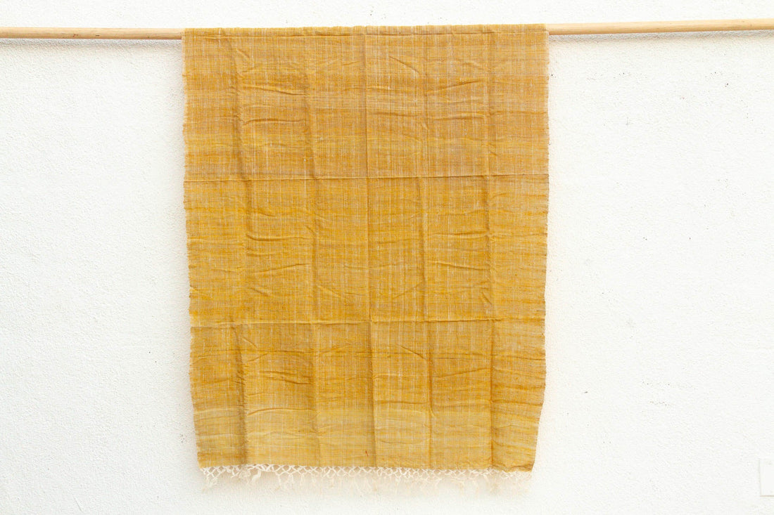 Organic Peace Silk Throw, Marigold Field