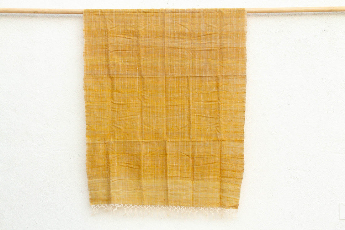 Organic Peace Silk Throw, Marigold Field