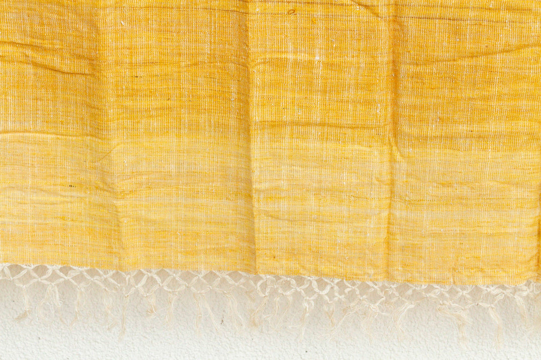 Organic Peace Silk Throw, Marigold Field