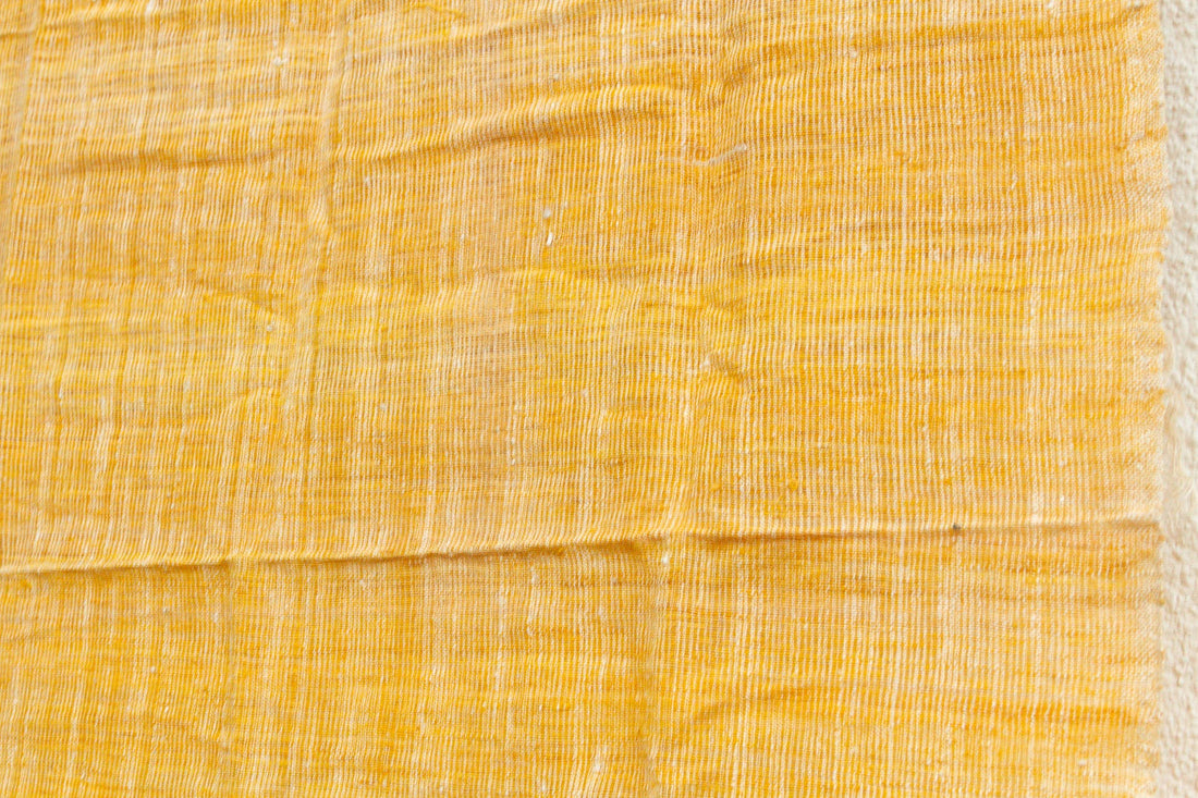 Organic Peace Silk Throw, Marigold Field