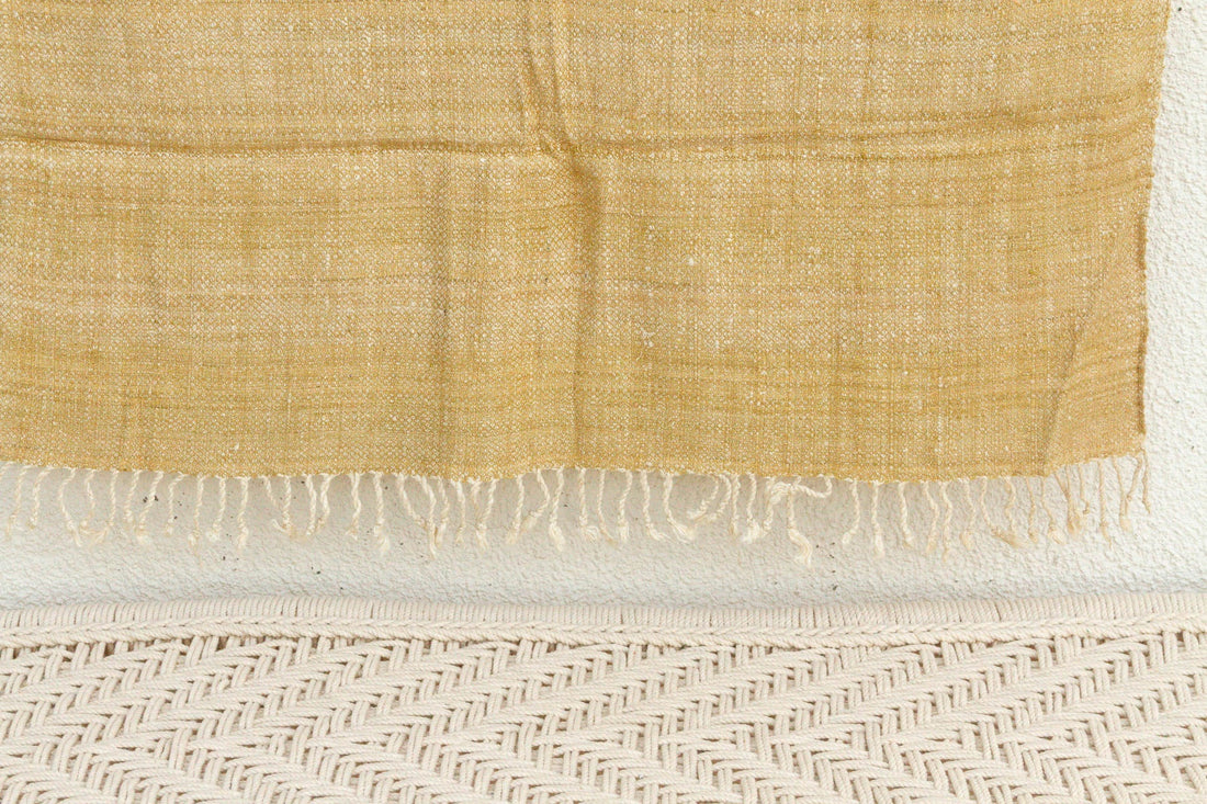 Organic Peace Silk Throw, Woven Earth