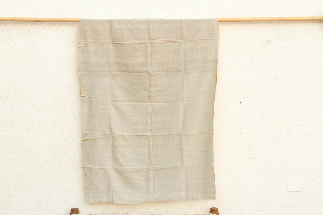 Organic Peace Silk Throw, Pale Birch