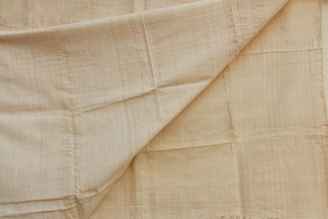 Organic Peace Silk Throw, Pale Birch