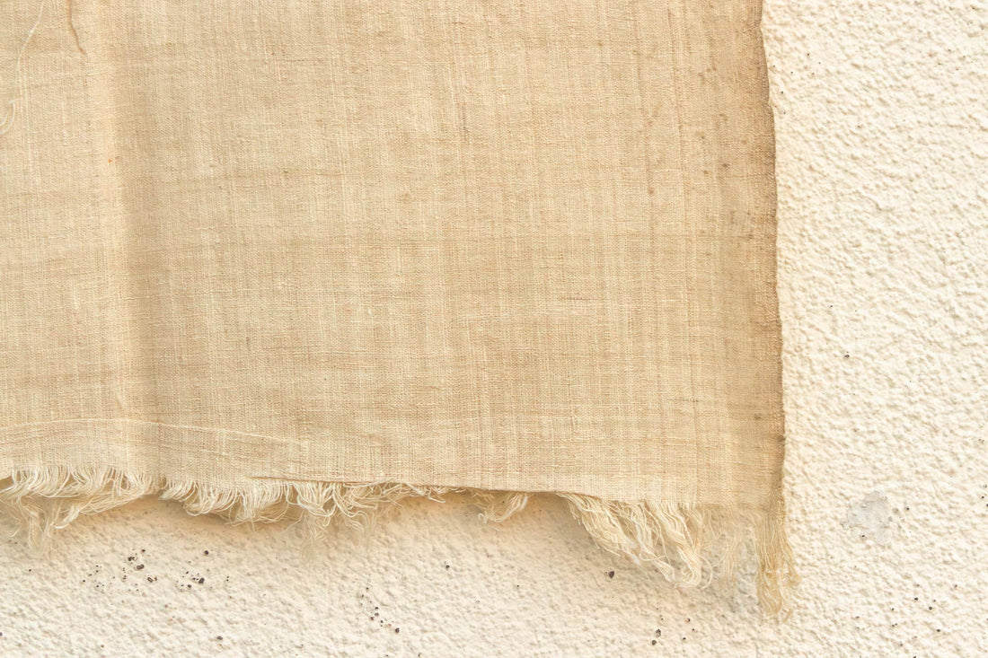 Organic Peace Silk Throw, Pale Birch
