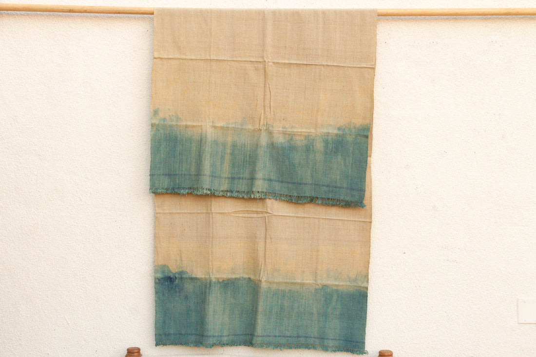 Organic Peace Silk Throw, Monsoon Sky