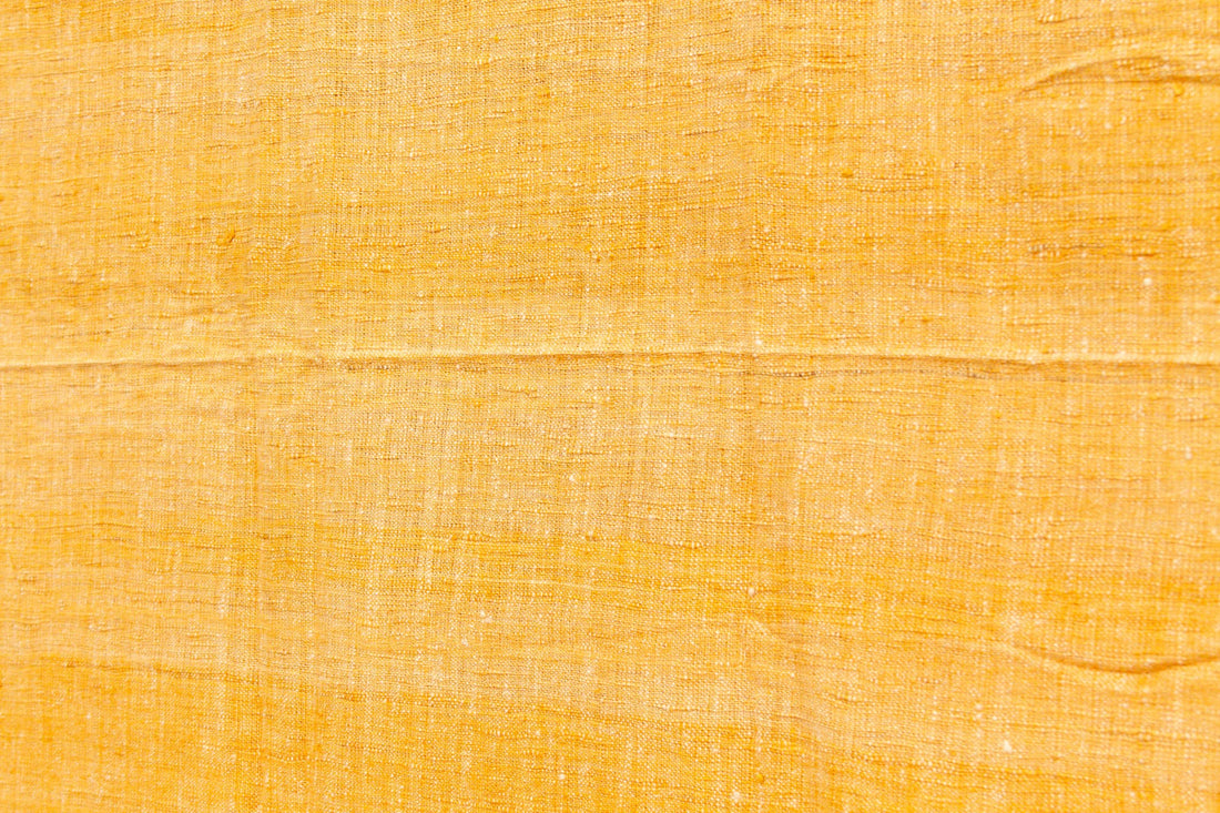 Organic Peace Silk Throw, Saffron & Earth