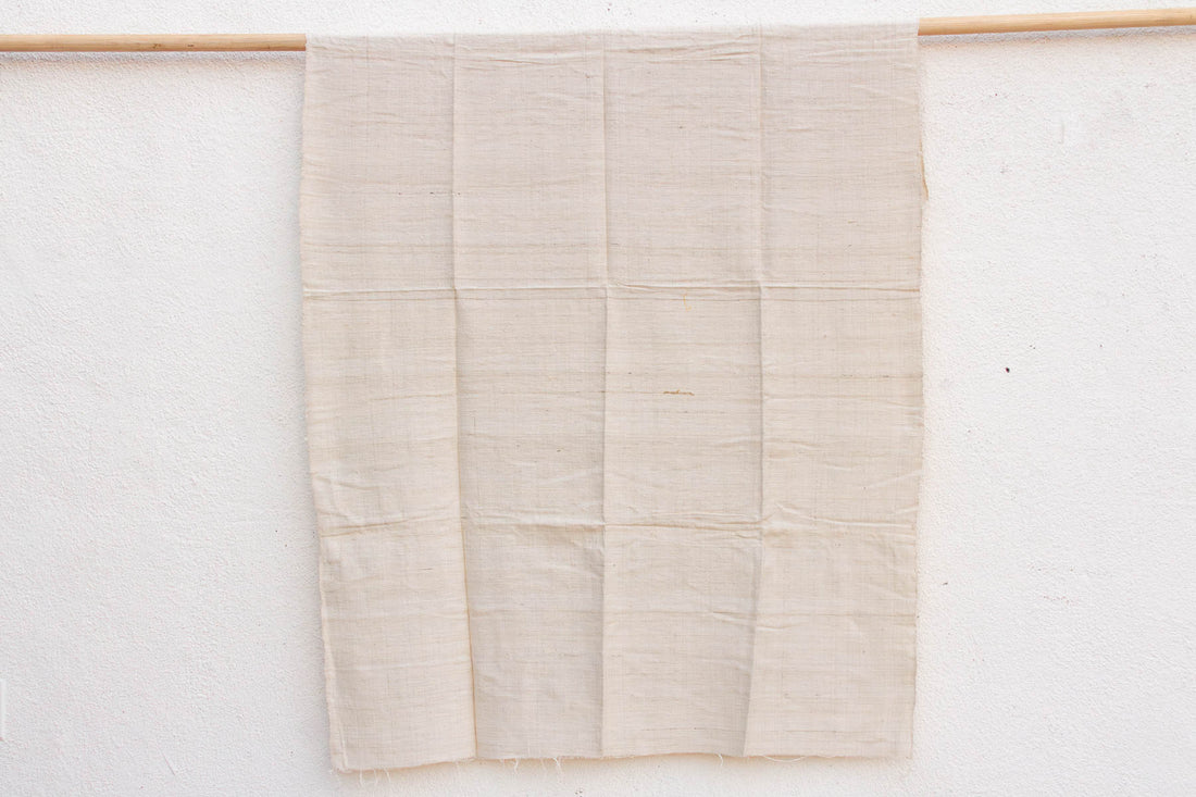 Organic Peace Silk Throw, Oatmeal Stone