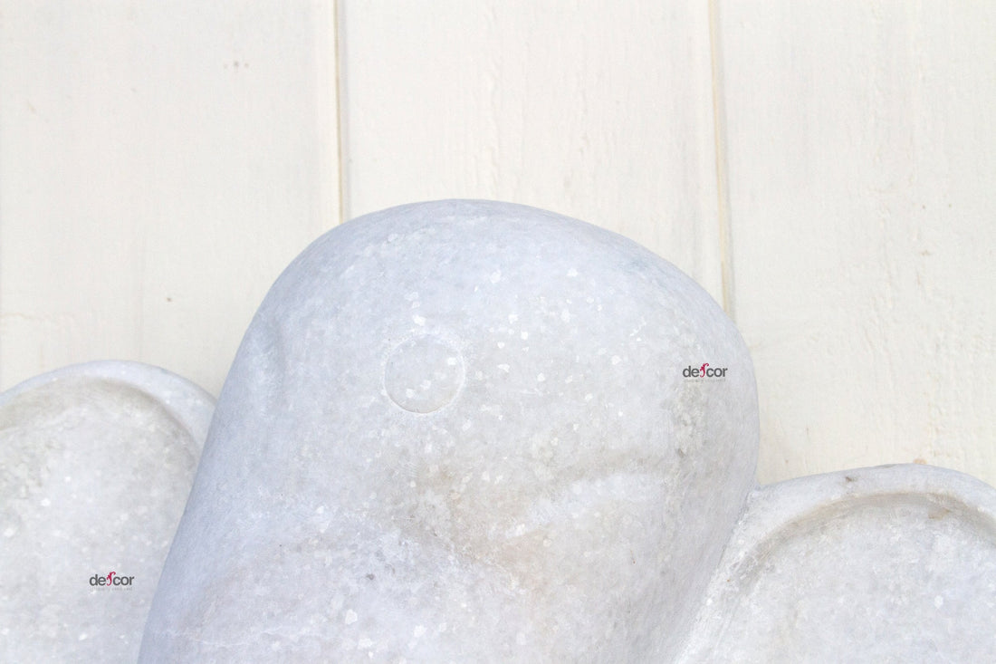 Tall Handcarved Modern Marble Ganesha