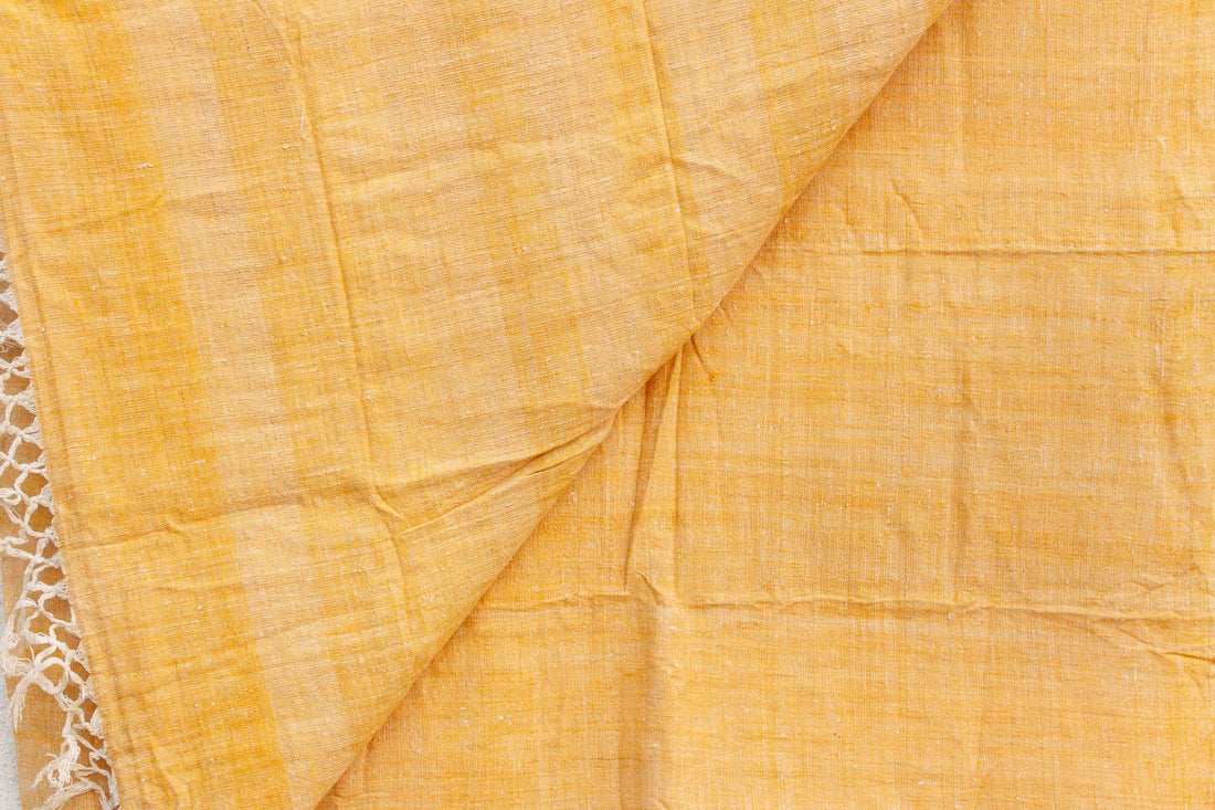 Organic Peace Silk Throw, Golden Honey