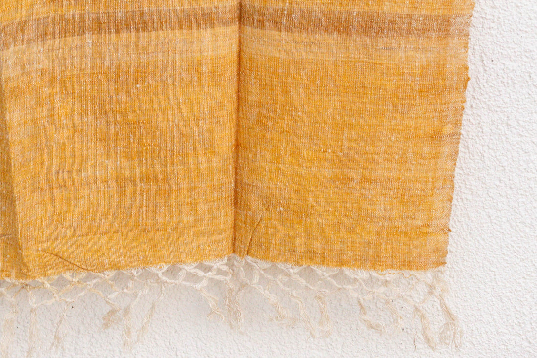 Organic Peace Silk Throw, Yellow Sunshine
