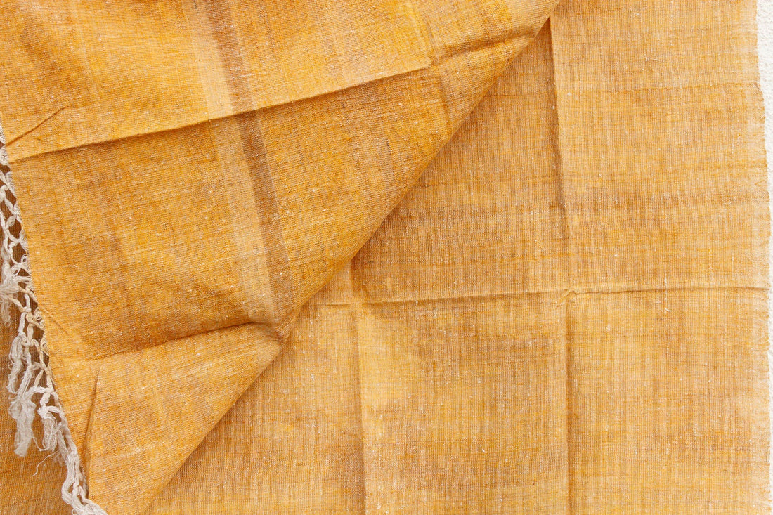 Organic Peace Silk Throw, Yellow Sunshine