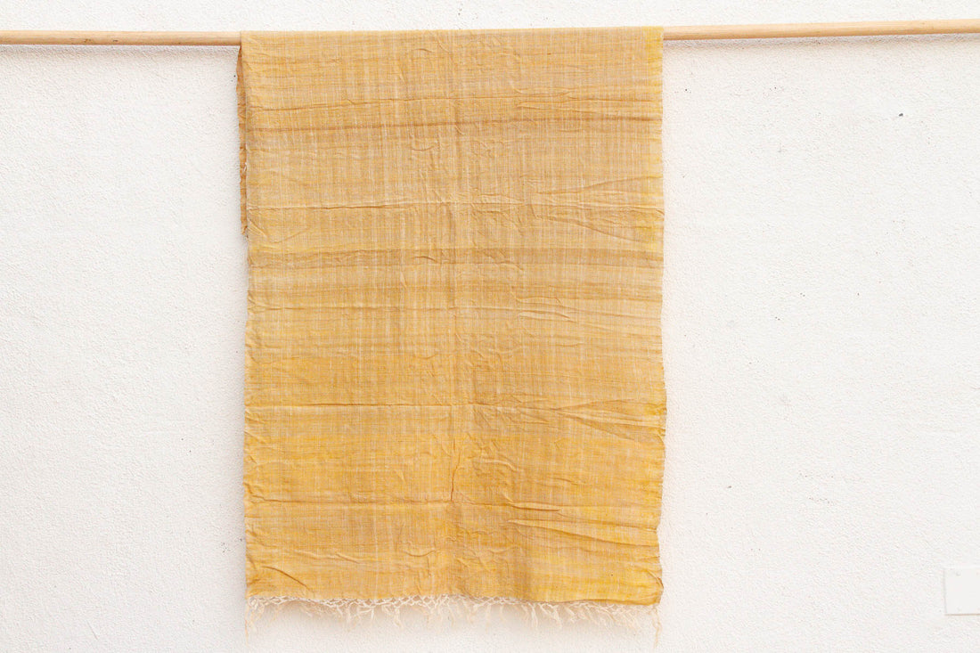 Organic Peace Silk Throw, Summer Yellow